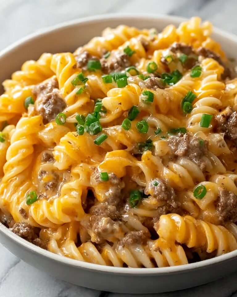 One-Pot Beef and Cheddar Ranch Pasta Recipe