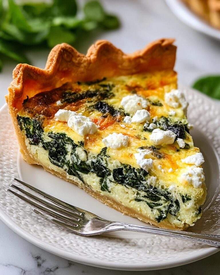Spinach Feta Quiche Recipe