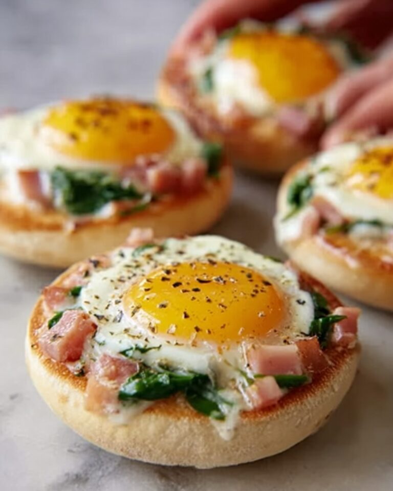 English Muffin Breakfast Pizzas Recipe