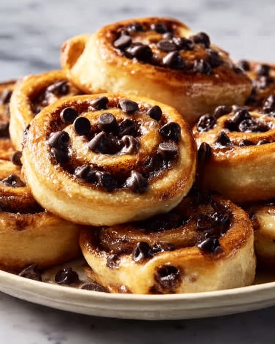 Chocolate Chip Vanilla Custard Brioches Recipe - Recipe Image