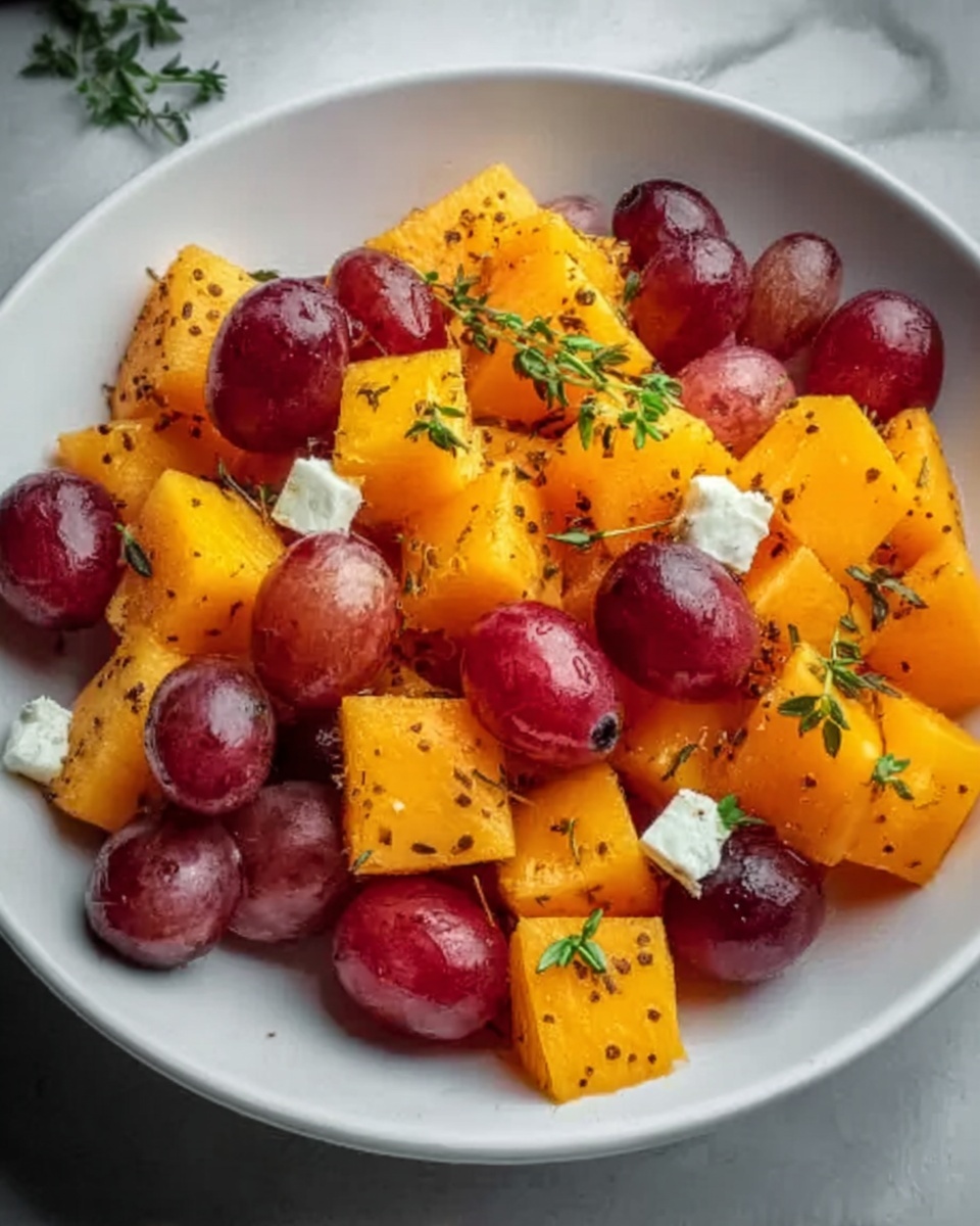 Roasted Butternut Squash with Cranberries and Feta Recipe - Recipe Image