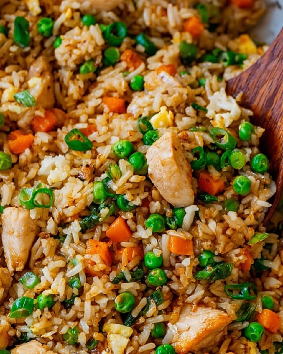 Easy Chicken Fried Rice Recipe - Recipe Image