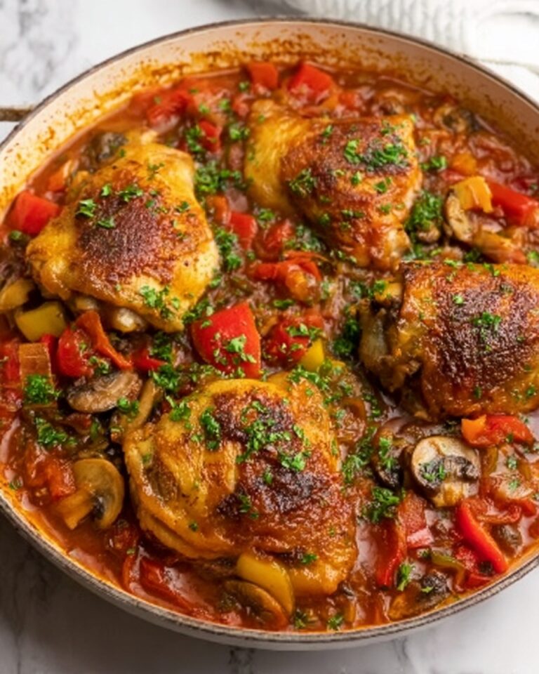 One-Pan Chicken Cacciatore with Peppers Recipe