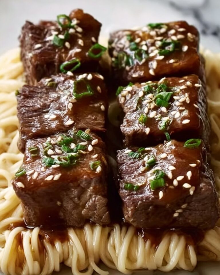 Beef Enoki Rolls with Savory Soy-Ginger Sauce Recipe