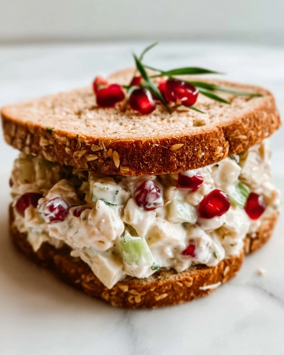 Pomegranate Apple Chicken Salad Recipe - Recipe Image