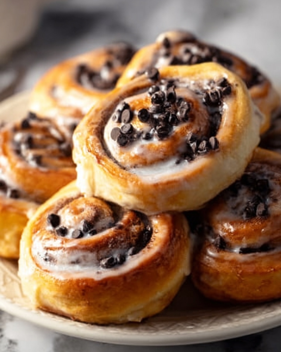 Chocolate Chip Vanilla Custard Brioches Recipe - Recipe Image