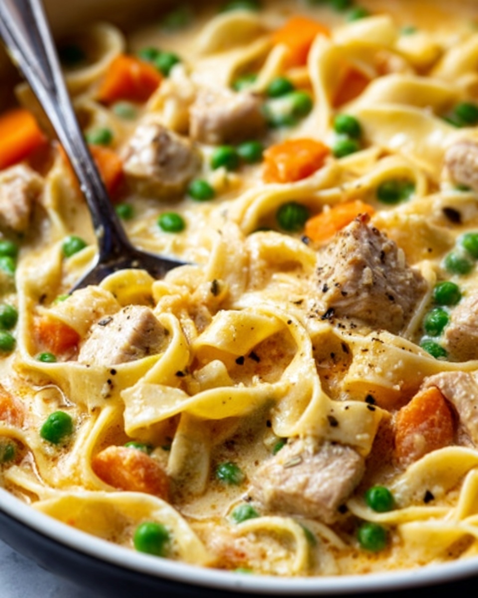Chicken Pot Pie Noodle Recipe - Recipe Image