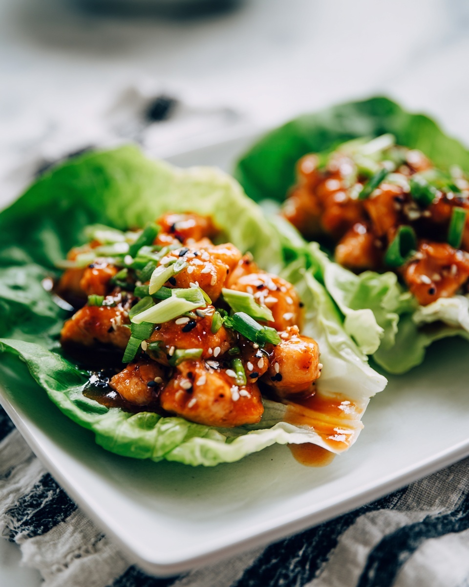 Teriyaki Chicken Lettuce Wraps Recipe - Recipe Image
