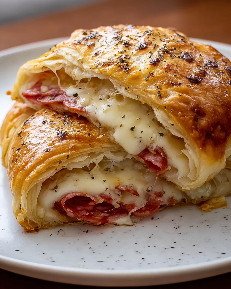 Italian Crescent Roll Sandwich Bake Recipe - Recipe Image