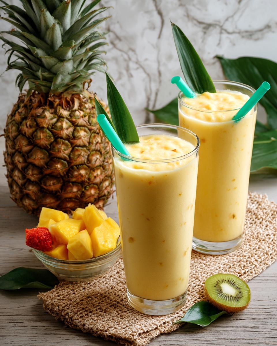 Mango Pineapple Smoothie Recipe - Recipe Image