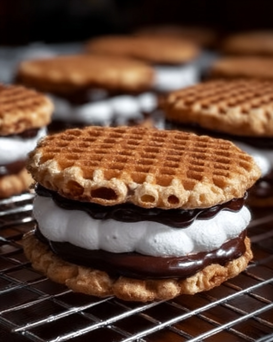 Peanut Butter S'mores Sandwich Cookies Recipe - Recipe Image