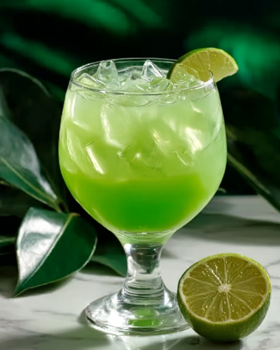 Green Gator Cocktail – A Refreshing Tropical Delight Recipe - Recipe Image