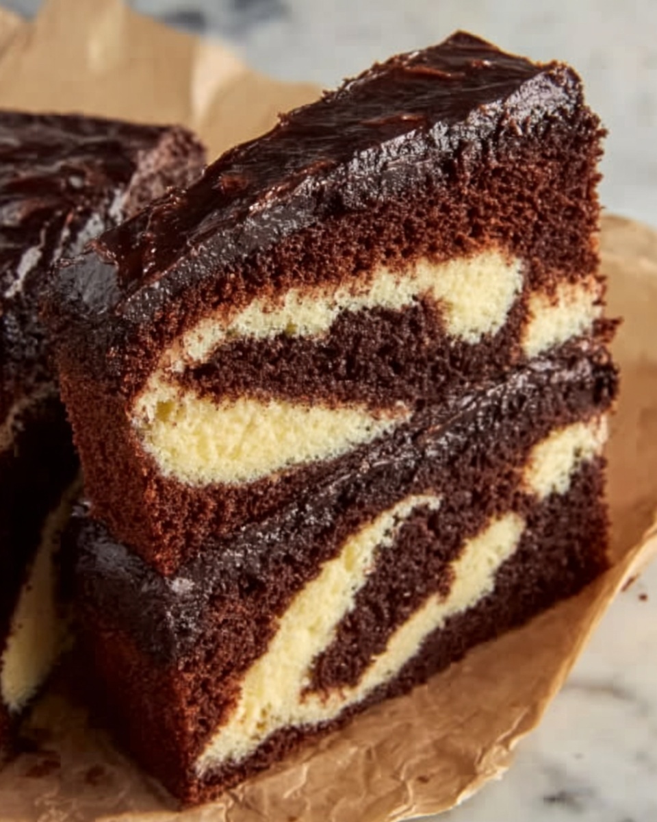 Espresso Marbled Loaf Cake Recipe - Recipe Image