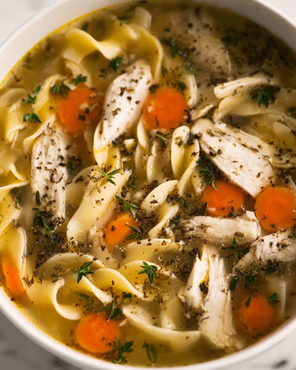 Crockpot Chicken Noodle Soup: An Incredible Comforting Classic Recipe - Recipe Image