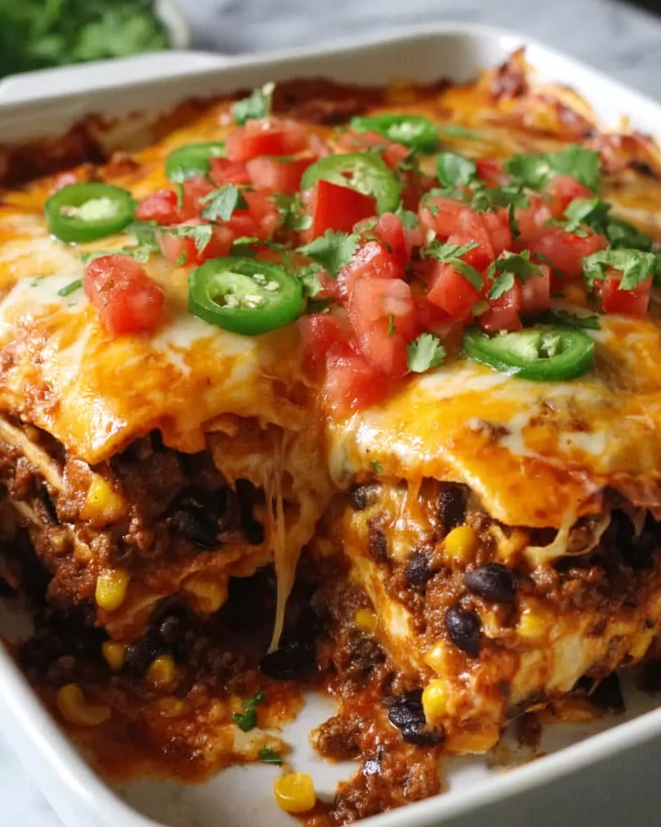 Beef Enchilada Casserole Recipe - Recipe Image