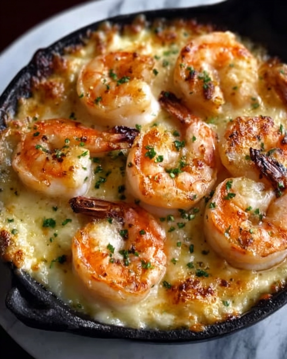 Garlic Shrimp Gratin Recipe - Recipe Image