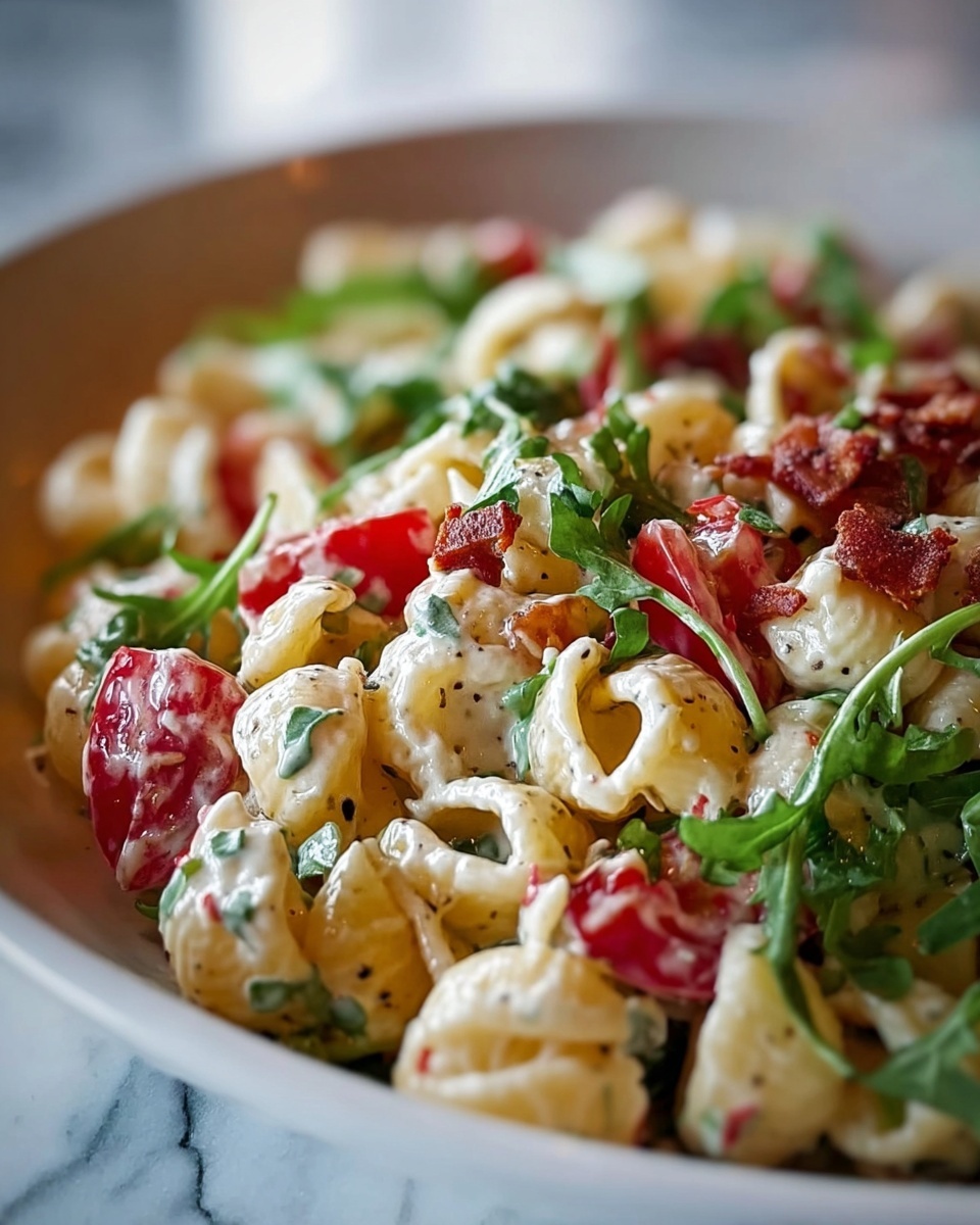 BLT Macaroni Salad Recipe - Recipe Image