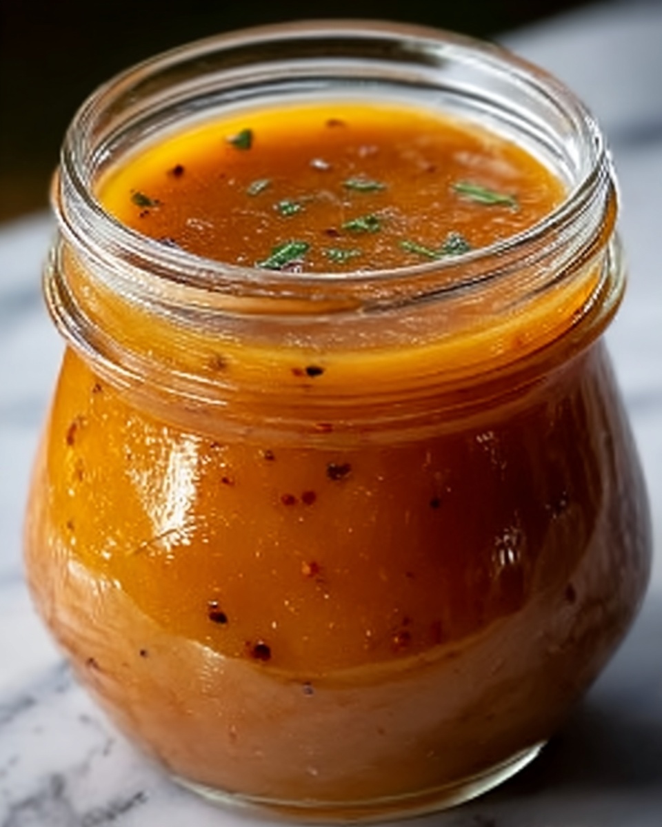 Peach Honey Dijon Balsamic Vinaigrette Recipe - Recipe Image