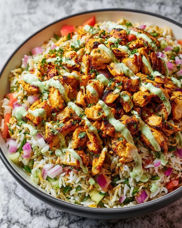 Juicy Chicken Shawarma Crispy Rice Salad Recipe