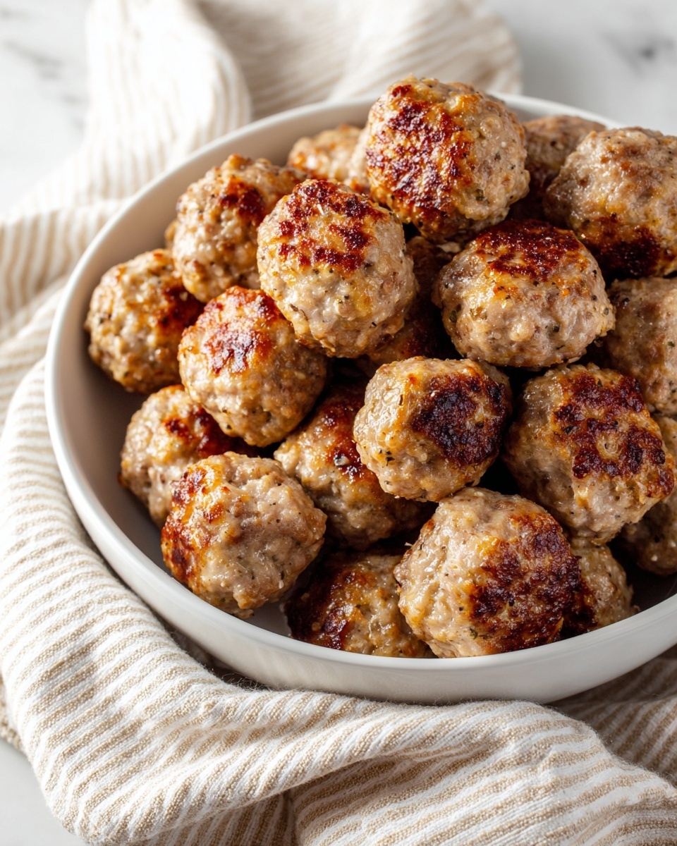 Cream Cheese Sausage Balls Recipe - Recipe Image