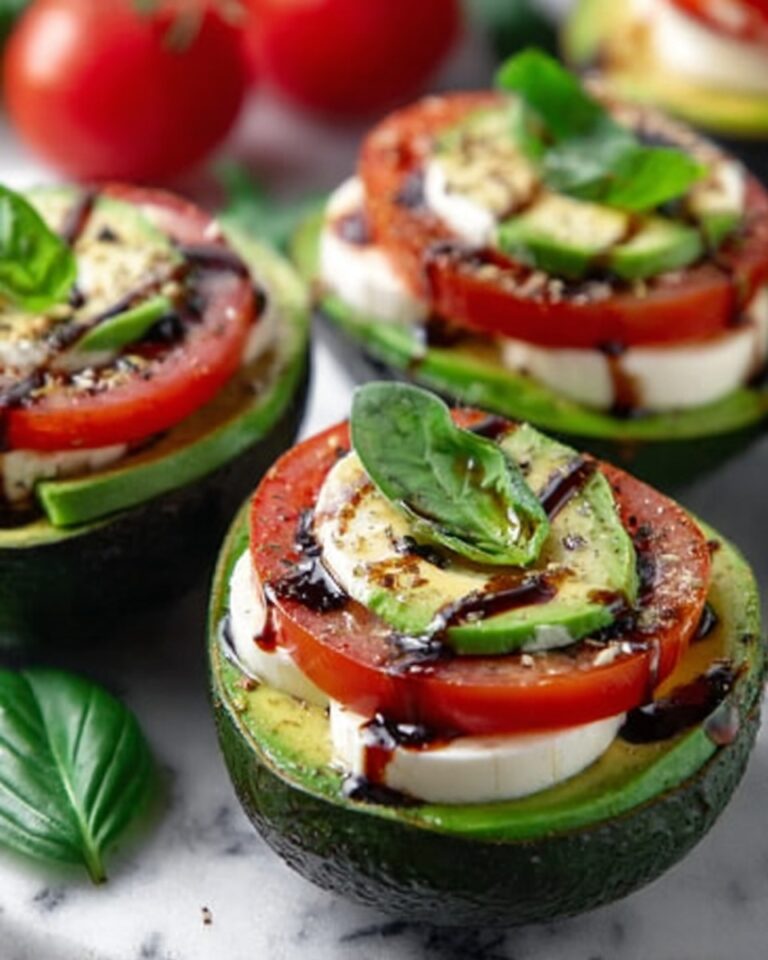 Caprese Stuffed Avocados Recipe