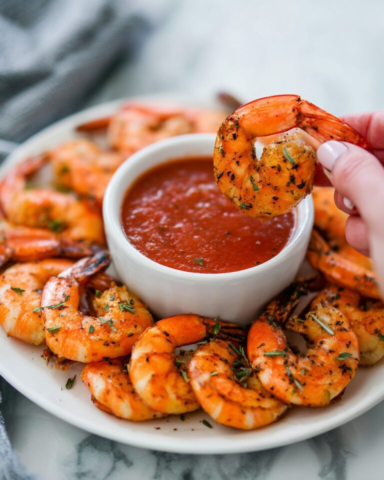 Roasted Shrimp Cocktail with Spicy Homemade Sauce Recipe