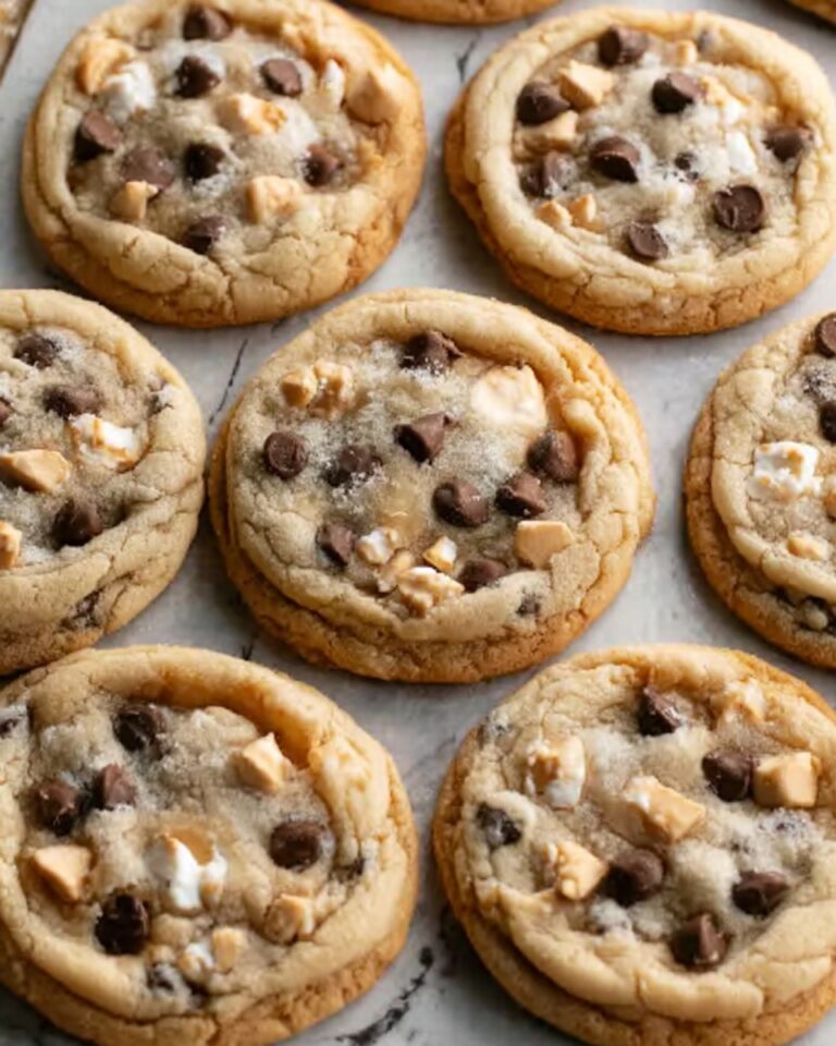 Crumbl Inspired Chocolate Chip Cookies Recipe
