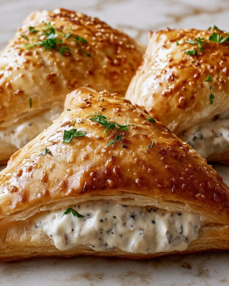 Chicken Alfredo Air Fryer Calzones Recipe
