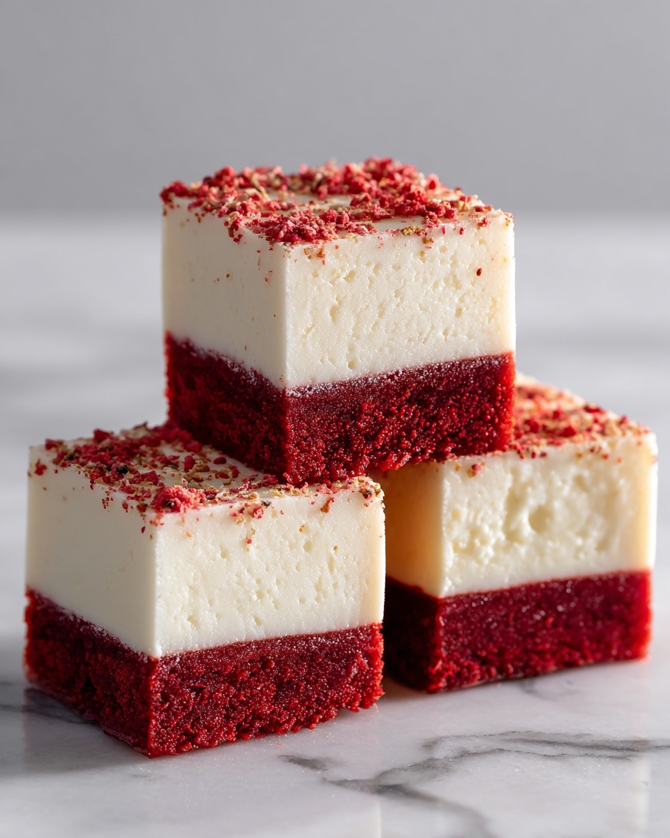 Decadent Red Velvet Brownies with Cream Cheese Frosting Recipe - Recipe Image