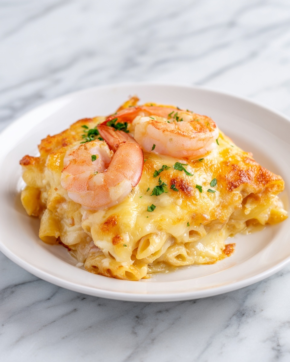 Shrimp Scampi Pasta Bake Recipe - Recipe Image