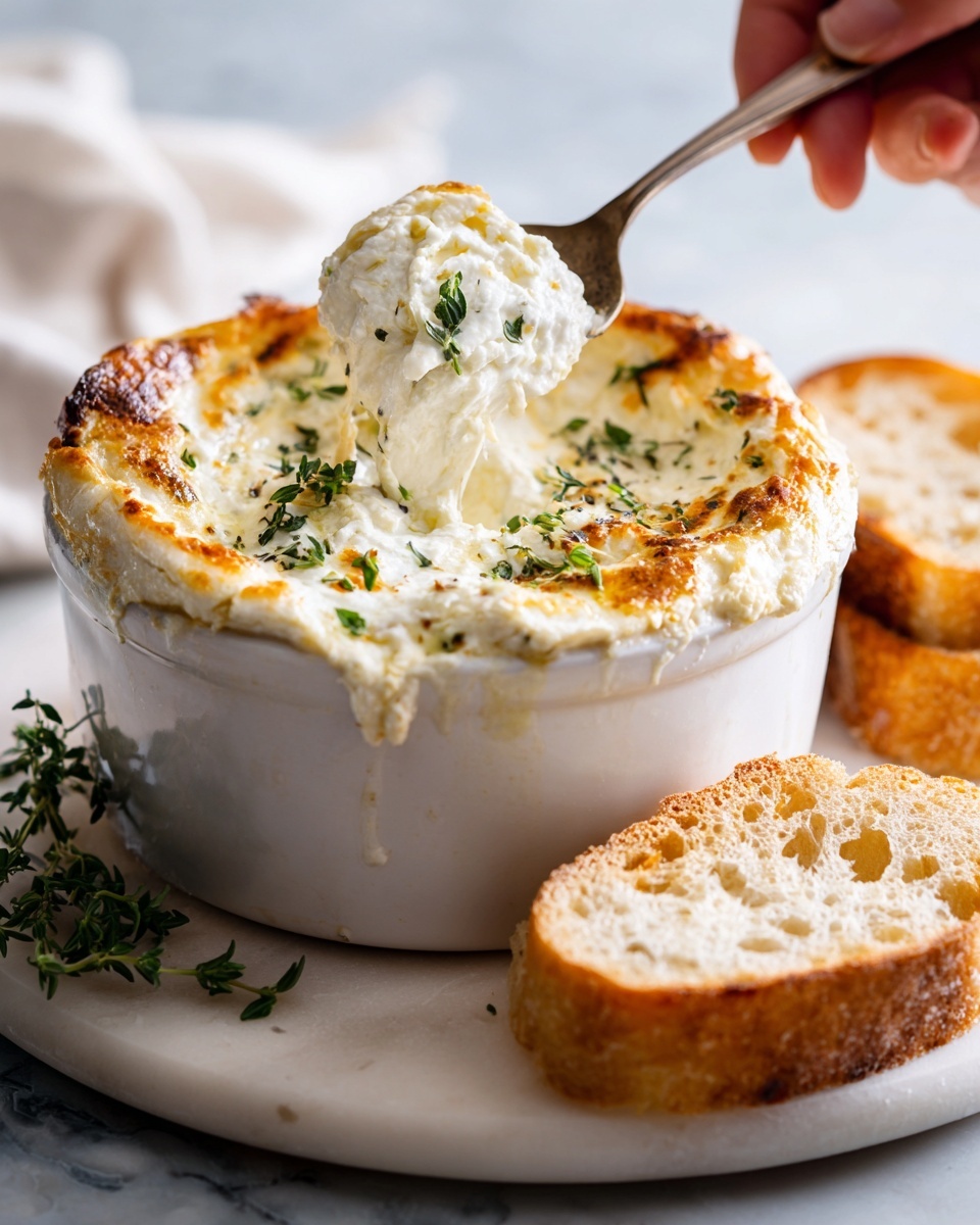 Crispy Baked Boursin with Panko and Herbs Recipe - Recipe Image