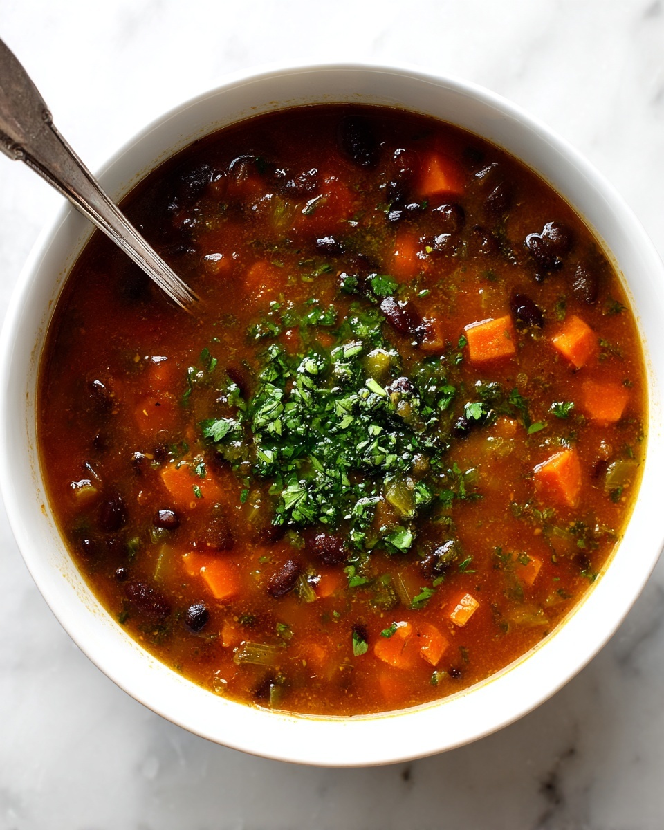 Black Bean and Lentil Soup Recipe - Recipe Image