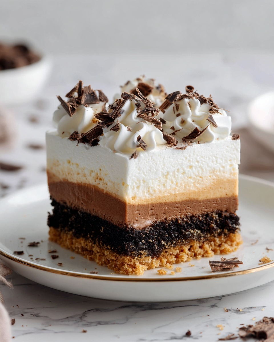 Triple Chocolate Mousse Cake Recipe - Recipe Image