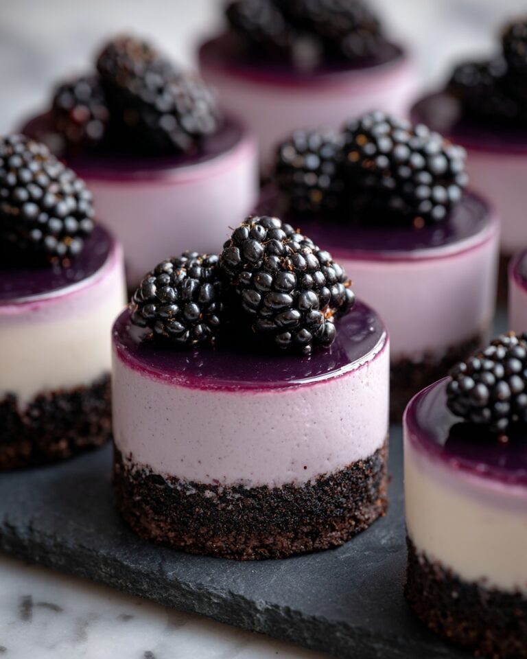 Blackberry Mini Cheesecakes Recipe