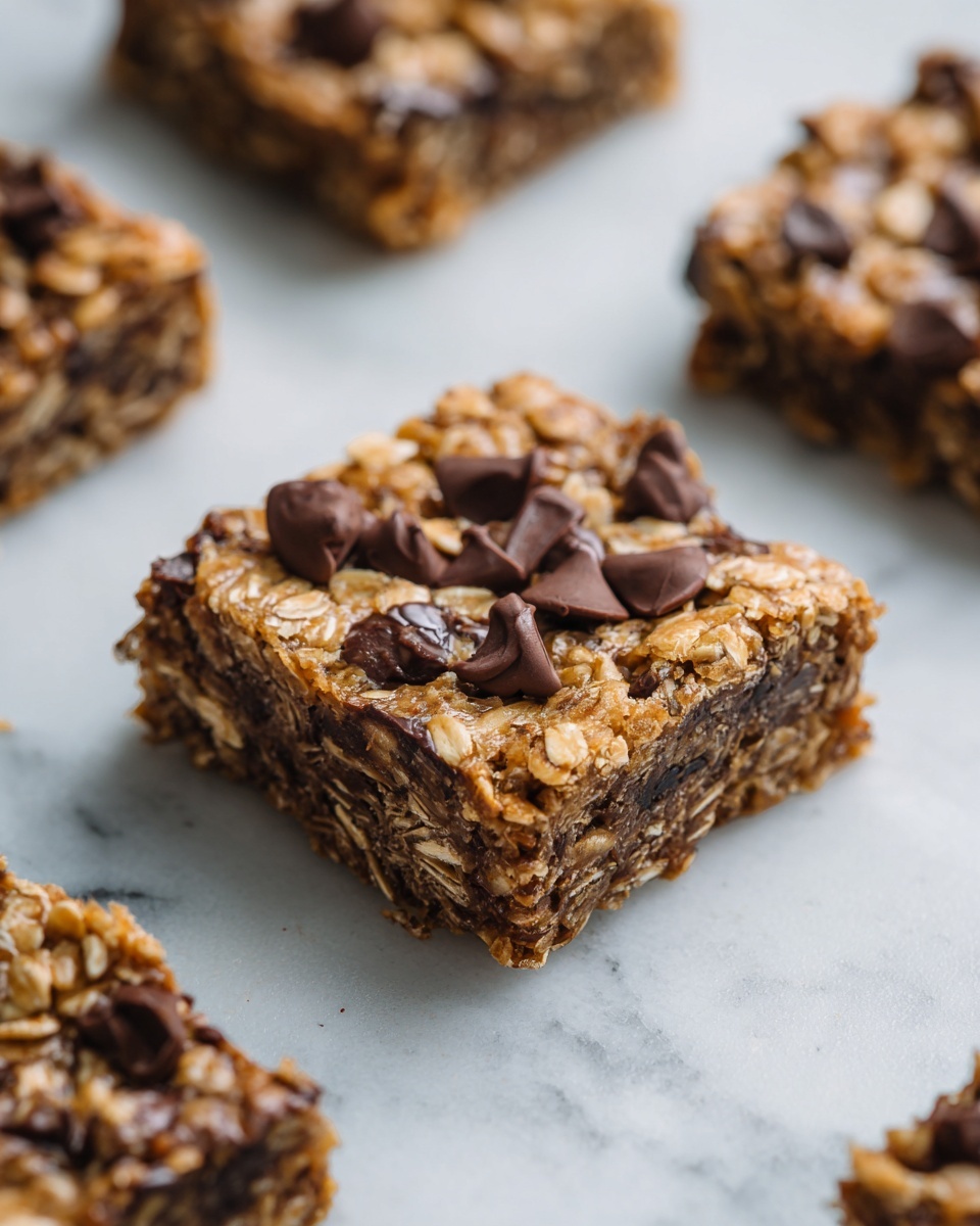 Healthy Chocolate Chip Oat Bars Recipe - Recipe Image