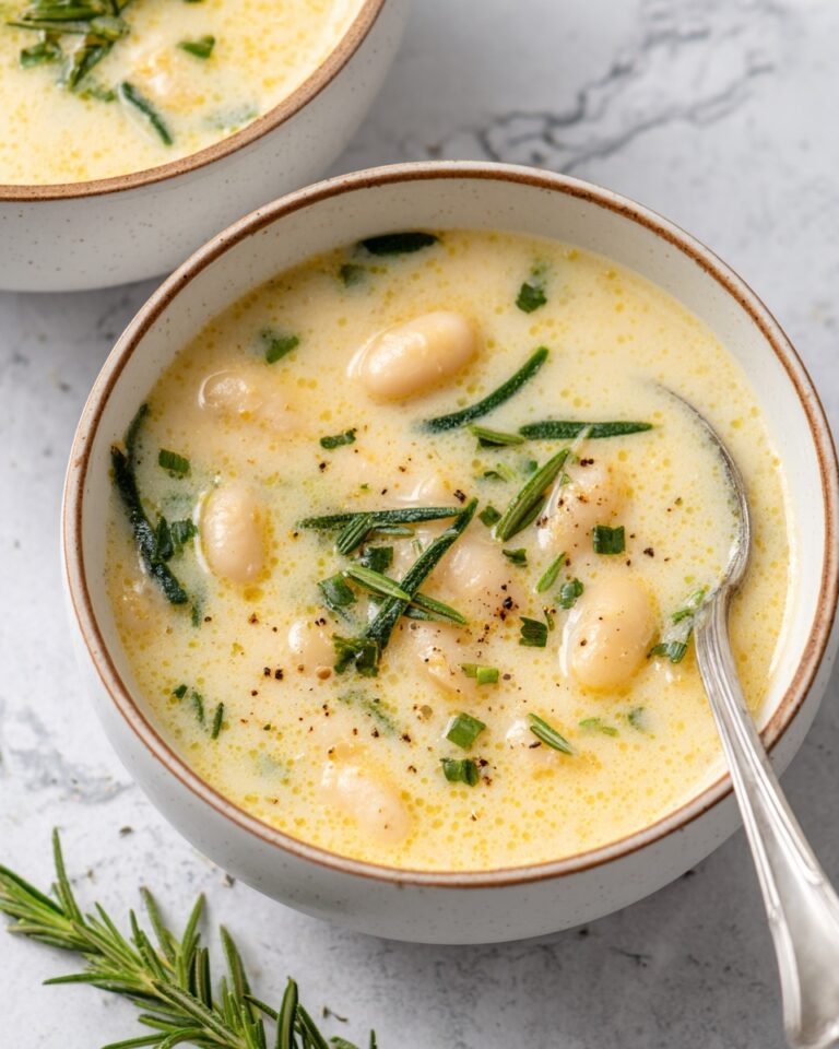 Creamy Vegan White Bean Soup Recipe