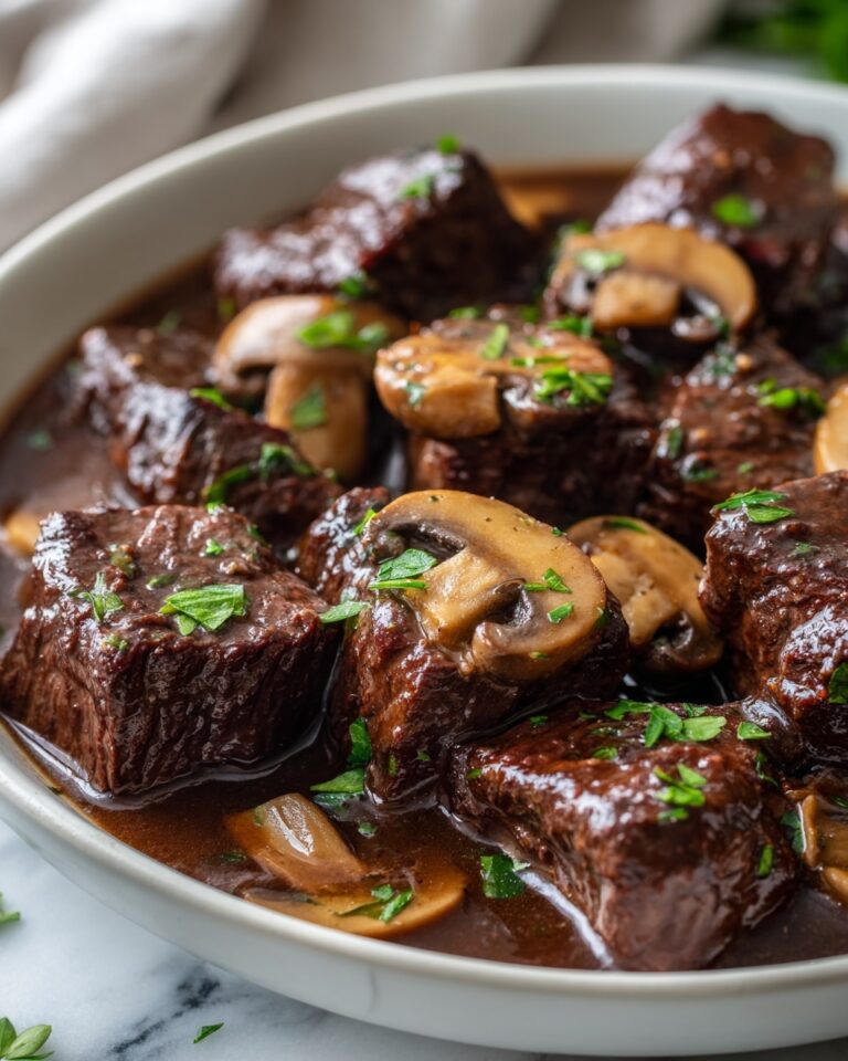 Slow Cooker Beef and Mushroom Stew Recipe