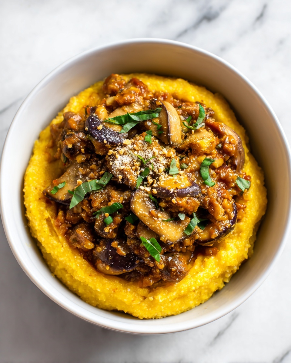 Mushroom Ragù with Polenta Recipe - Recipe Image