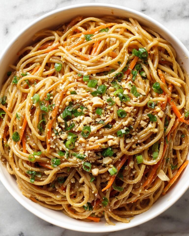 Creamy Peanut Noodles Recipe