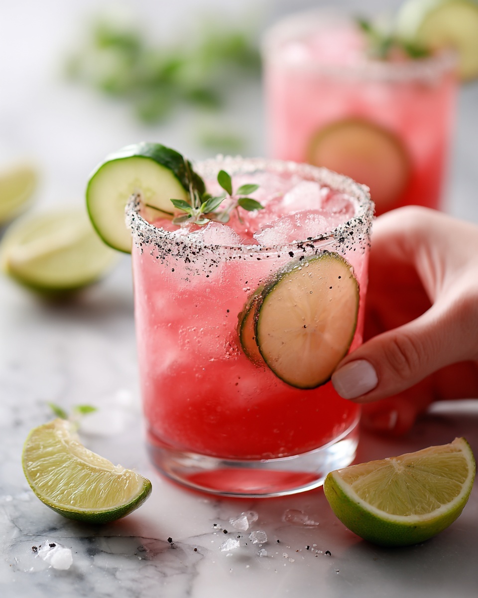 Skinny Watermelon Margarita Recipe - Recipe Image