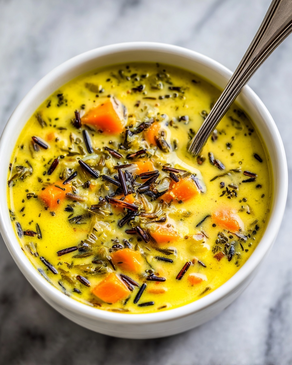 Nourishing Pumpkin Wild Rice Soup (Vegan) Recipe - Recipe Image