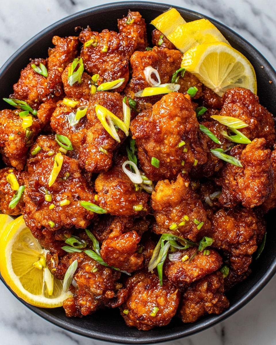 Crispy Chinese Lemon Chicken Recipe - Recipe Image
