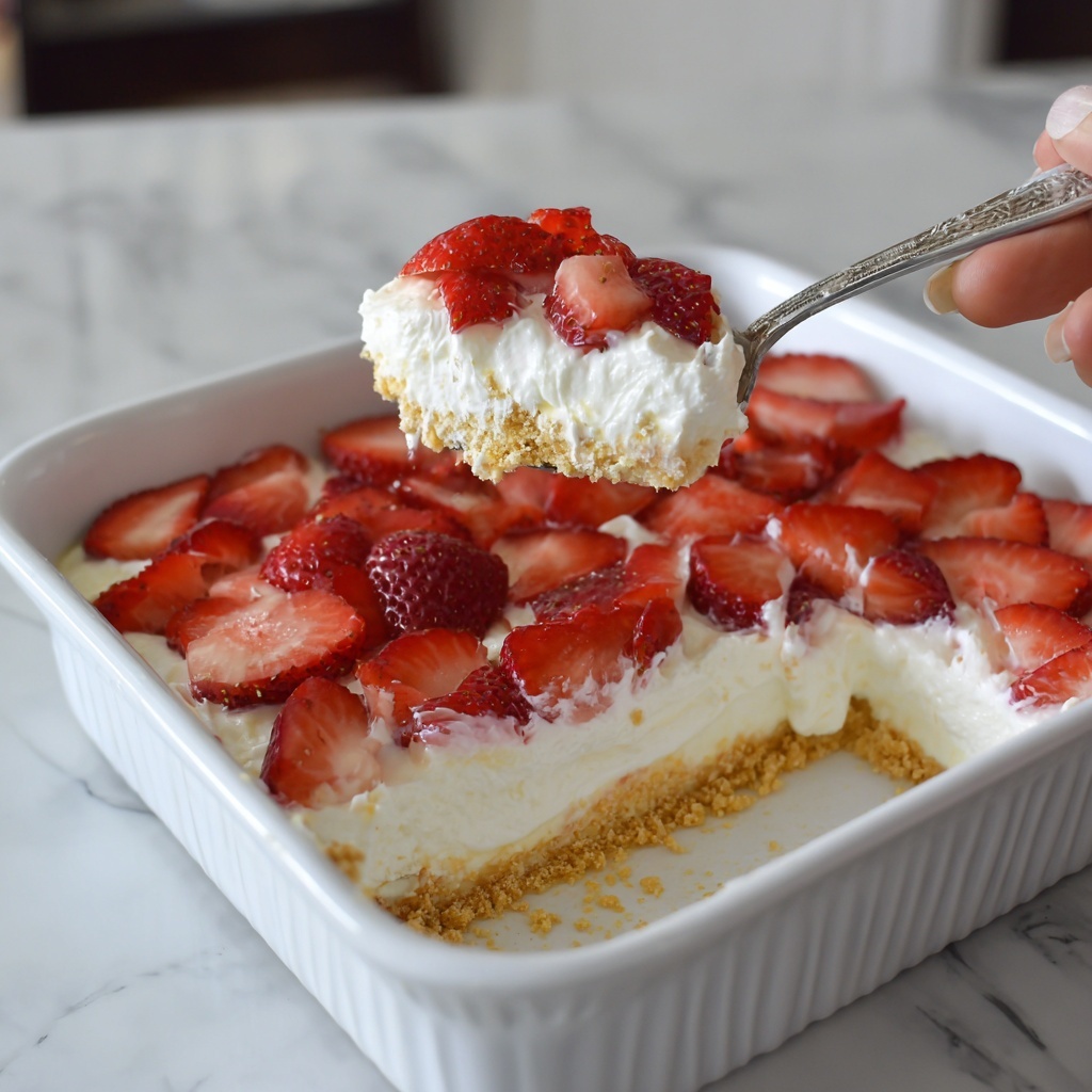 Strawberry Pretzel Salad Recipe - Recipe Image