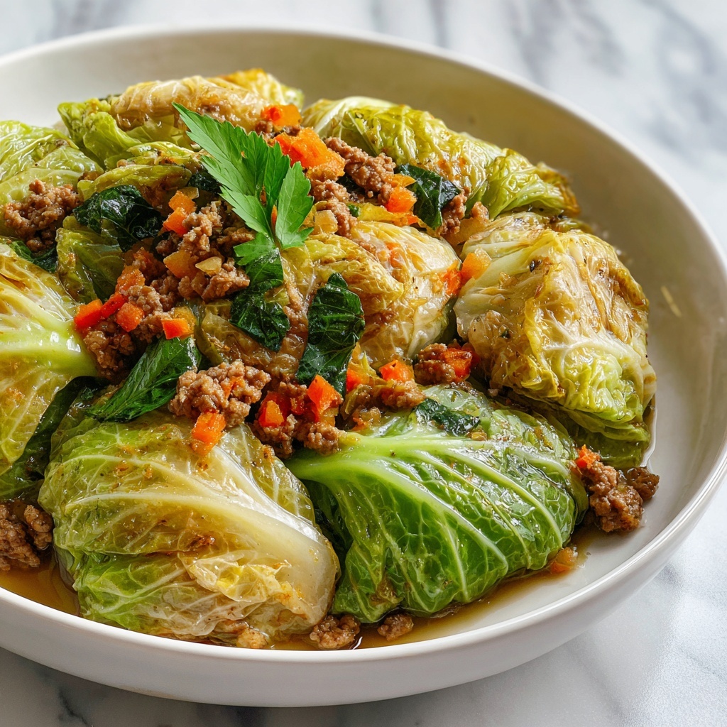Hearty Ground Beef and Cabbage Skillet Recipe - Recipe Image