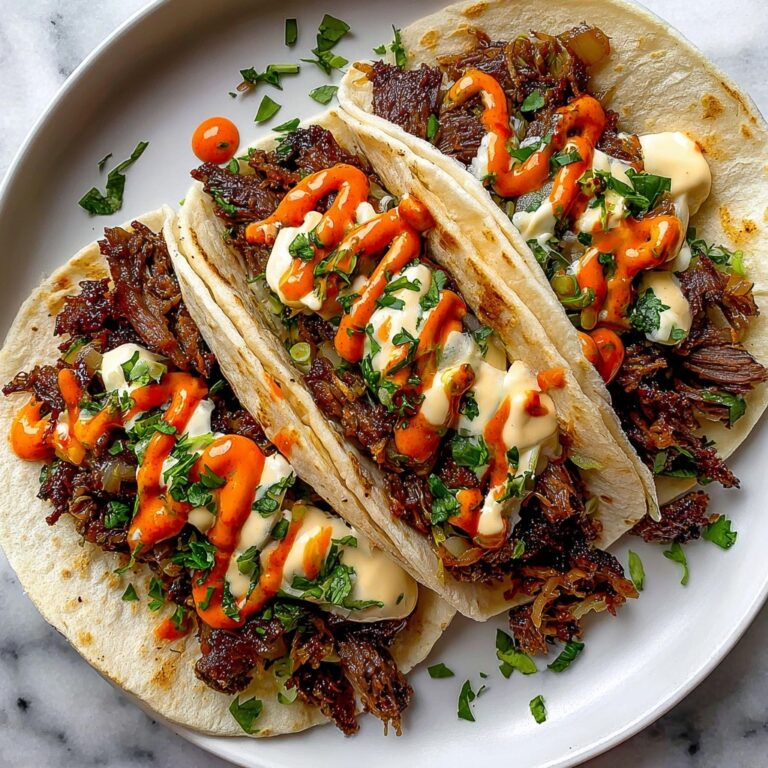 Garlic Butter Honey BBQ Beef Tacos Recipe