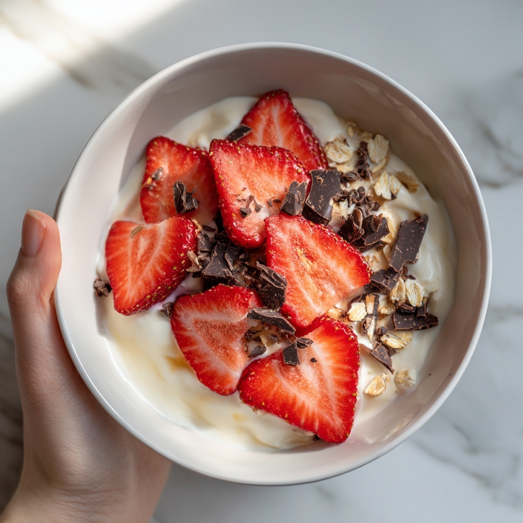 Strawberries and Cream Overnight Oats Recipe - Recipe Image