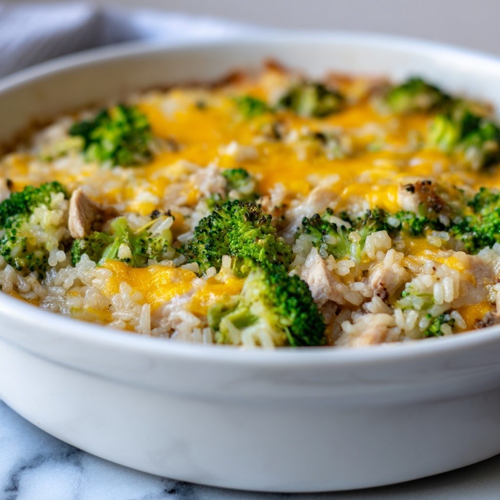 Broccoli, Rice, Cheese, and Chicken Casserole Recipe - Recipe Image