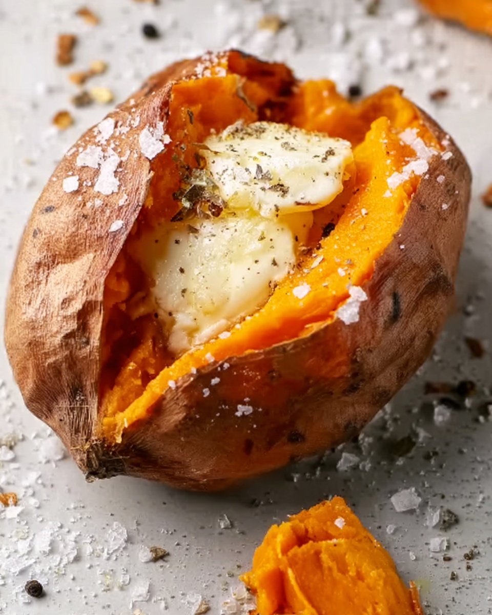 Perfectly Baked Sweet Potato Recipe - Recipe Image