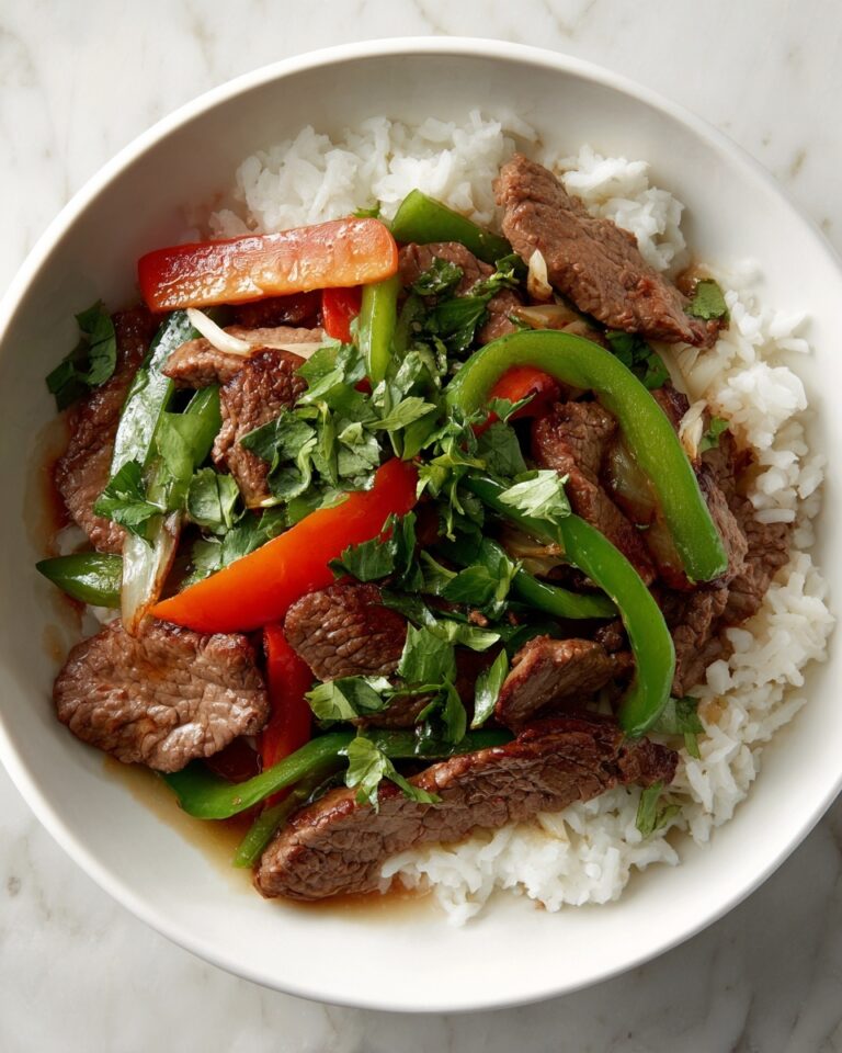 High Protein Steak Fajita Bowl Recipe