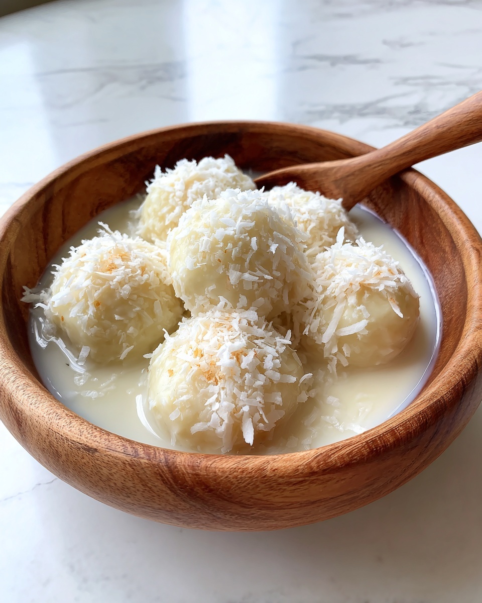 Easy Coconut Condensed Milk Balls Recipe - Recipe Image